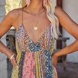 Robe dos nu évasée décolleté