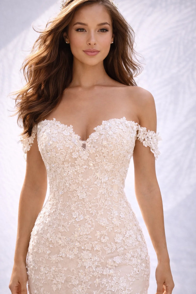 Robe de mariée dos nu sirène