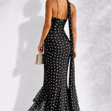 Robe de soirée longue noire dos nu Noir / S