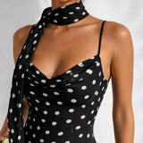 Robe de soirée longue noire dos nu