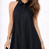 Robe d’été longue fluide dos nu