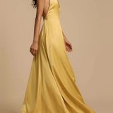 Robe dos nu bretelles croisées