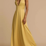 Robe dos nu bretelles croisées