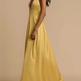 Robe dos nu bretelles croisées