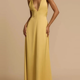 Robe dos nu bretelles croisées