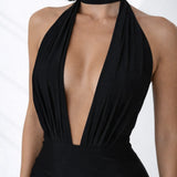 Robe dos nu de soirée longue