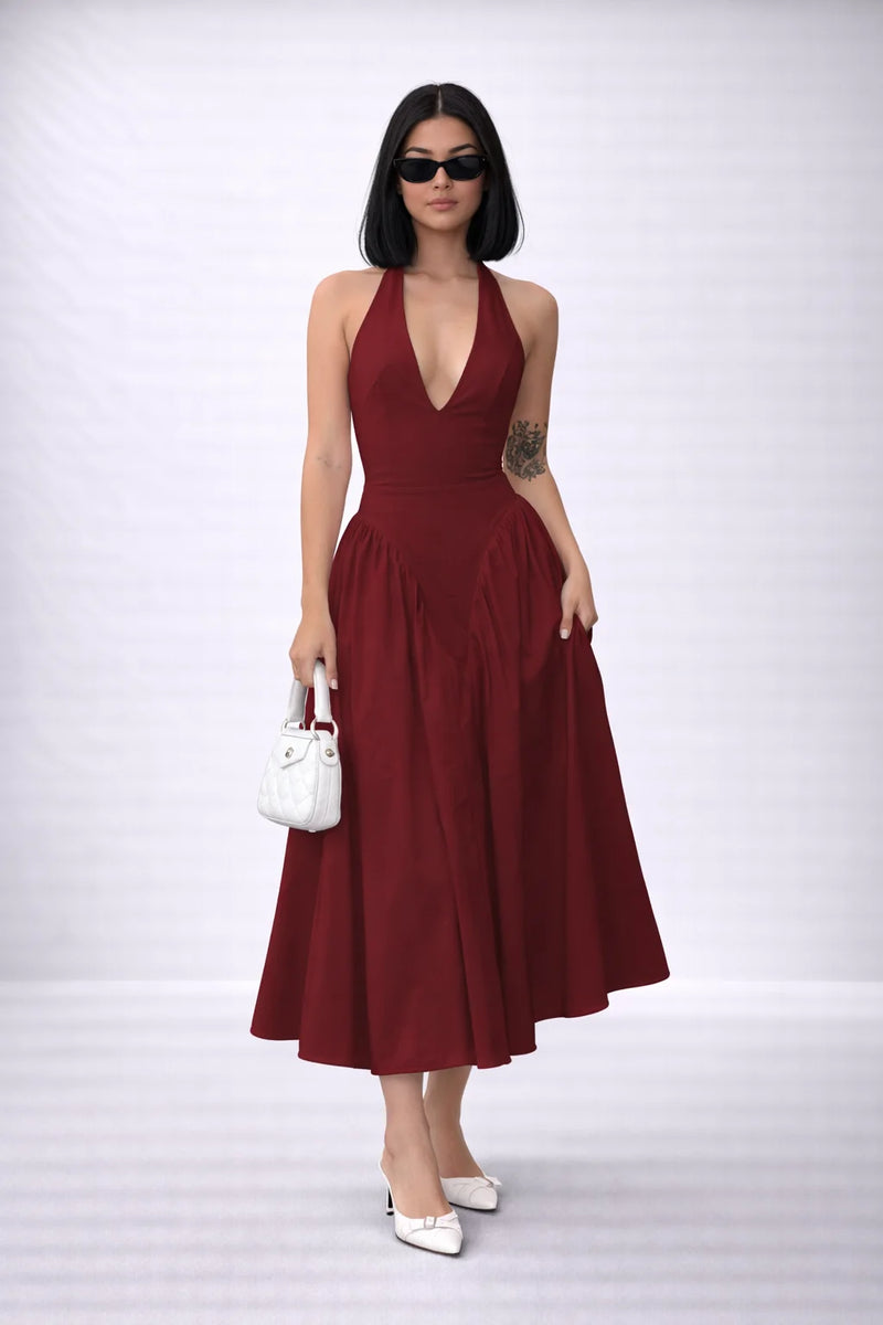 Robe dos nu été