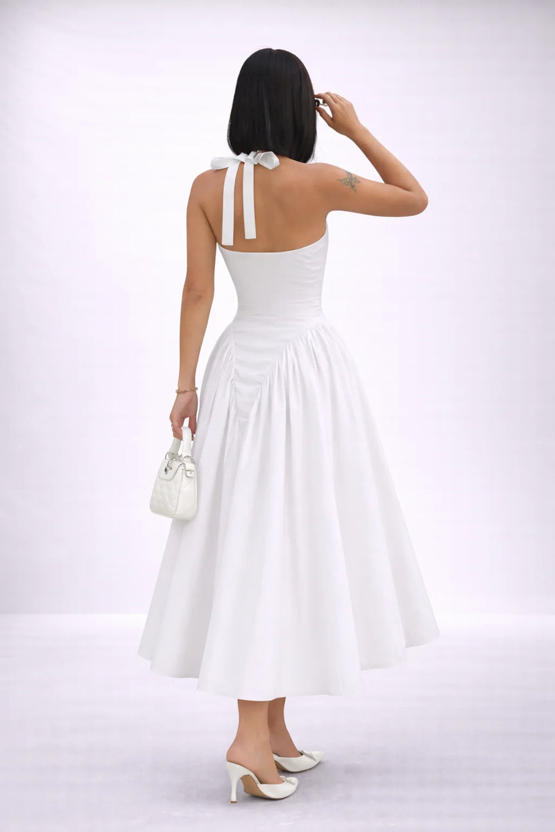 Robe dos nu été Blanc / S
