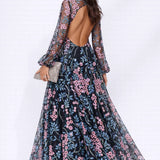Robe dos nu fleurie Fleurie / S