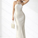 Robe dos nu fluide