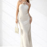 Robe dos nu fluide
