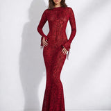 Robe dos nu moulante