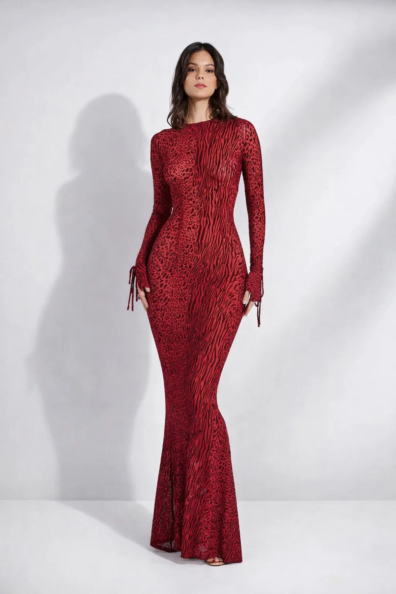 Robe dos nu moulante