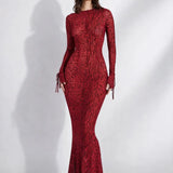 Robe dos nu moulante