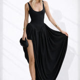 Robe longue dos nu chic