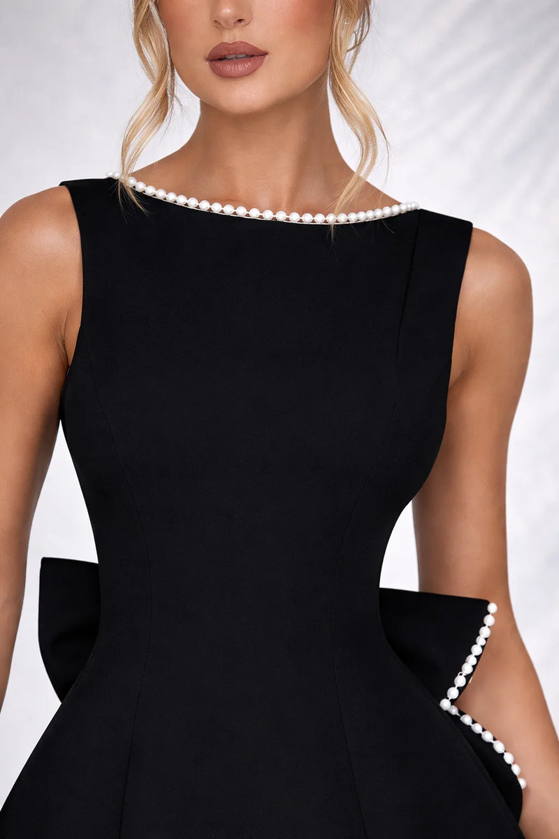 Robe trapèze dos nu